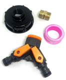 IBC adapter Y-splits dubbele kraan set - S60x6