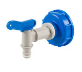 IBC adapter kraan S60x6 met gardena koppeling