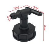 IBC adapter kraan S60x6 met gardena koppeling