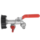 IBC adapter 1/2'' DUBBELE aftapkraan set - S60x6