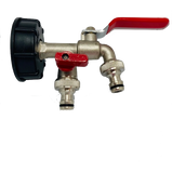 IBC adapter 1/2'' DUBBELE aftapkraan set - S60x6