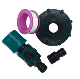 IBC adapter kraan set rechtstandig -  S60x6