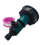 IBC adapter kraan set rechtstandig -  S60x6