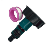 IBC adapter kraan set rechtstandig -  S60x6