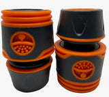 2x Slang koppeling 1/2" (13mm) met waterstop