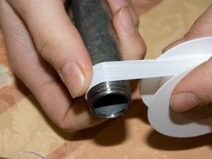 Teflon tape aanbrengen