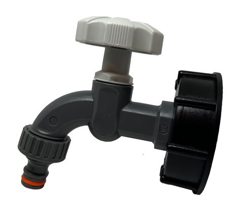 IBC adapter kraan set - schroefopening - gardena