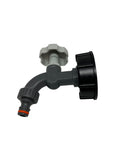 IBC adapter kraan set - schroefopening - gardena